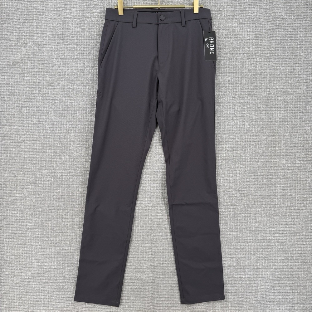 Rhone Gotham Pant Slim  Men's gray 38x32 $148 New With Tags Golf Tech Office